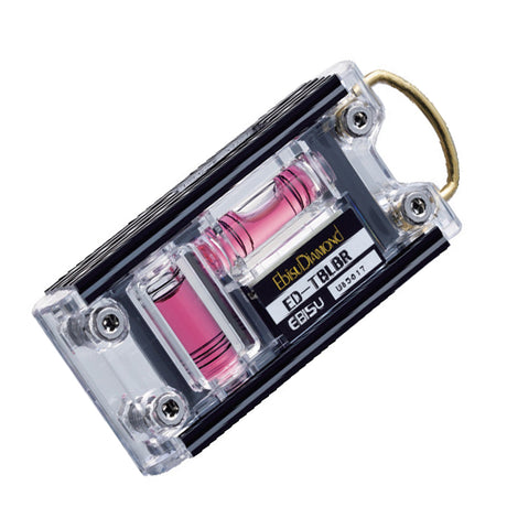 EBISU_單吊掛強磁水平尺-2泡式_粉(ED-TBLBR)