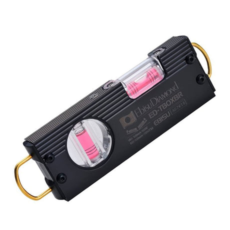 EBISU_雙吊掛黑色烤漆水平尺_粉泡(ED-TBOXBR)